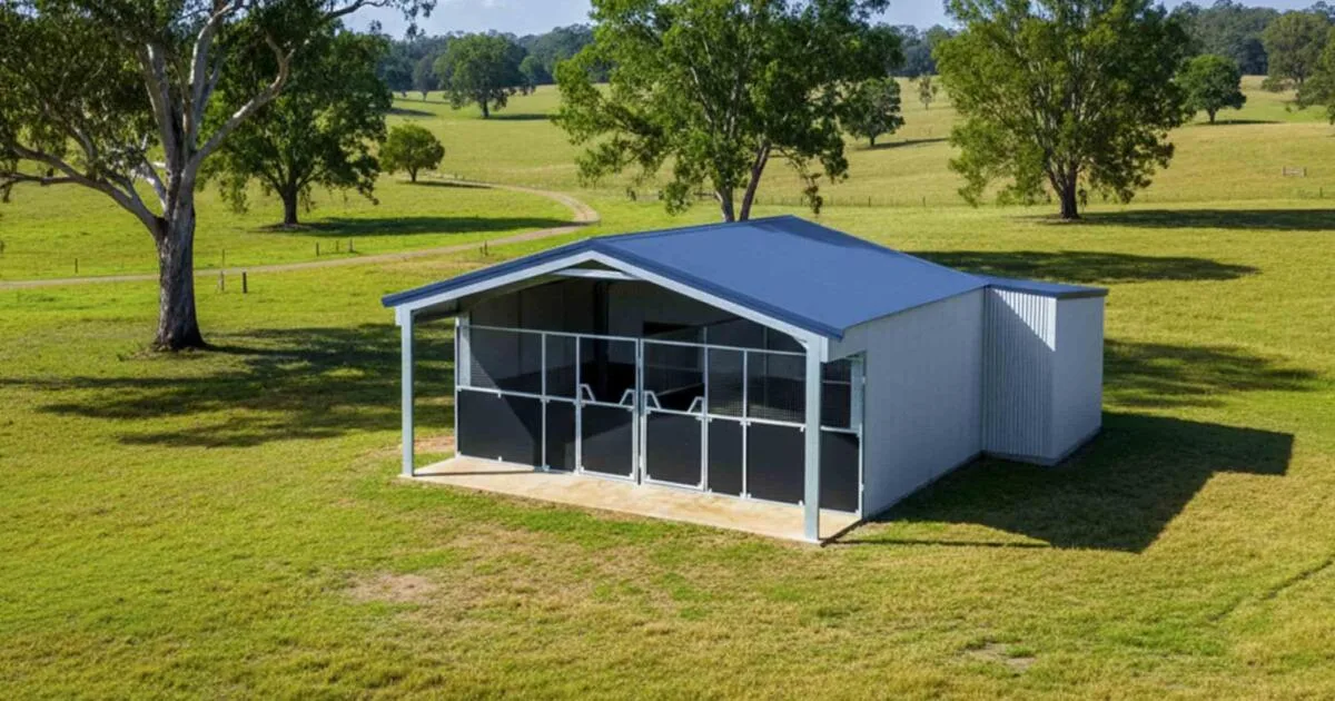 Converted shed horse stable - Beaudesert Qld rural Australian property