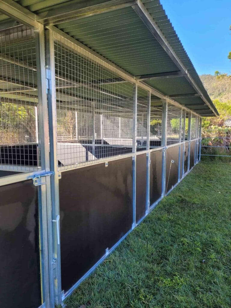 Guerilla Steel rural stable installation Samford