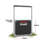 Steel stable door 1200x1260mm for left or right mount.