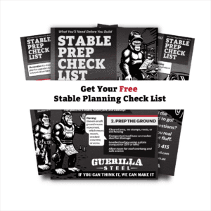 Free stable planning checklist for construction projects.