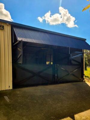 Custom horse stable with Dutch gates Scenic Rim QLD