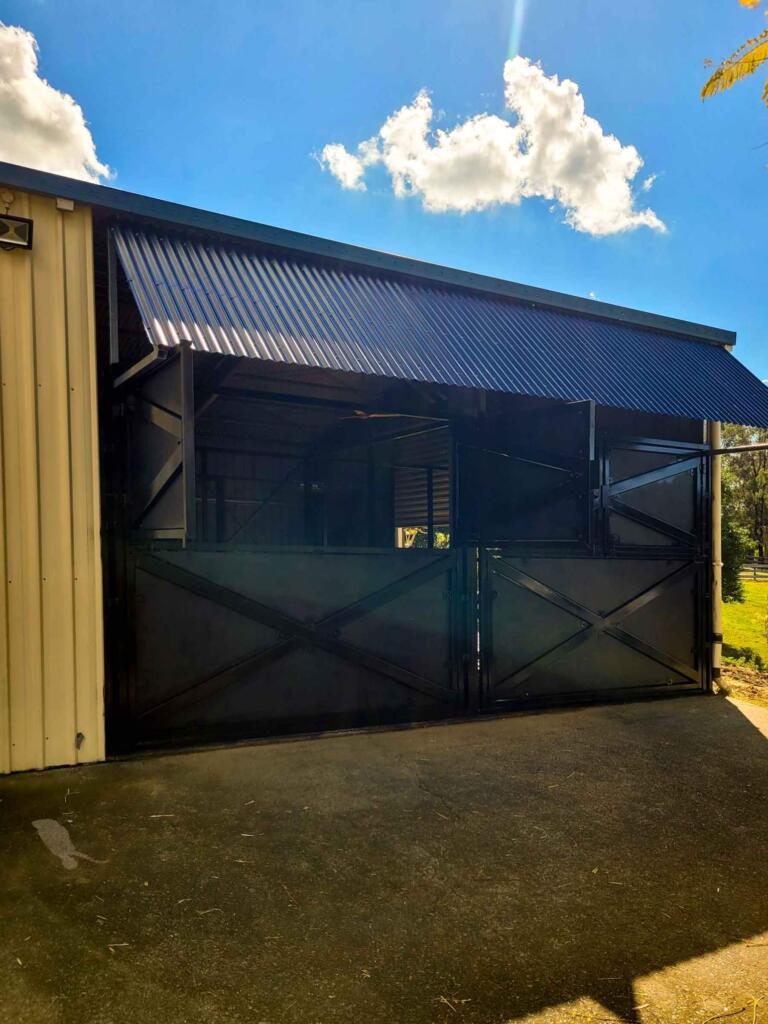 Custom horse stable with Dutch gates Scenic Rim QLD