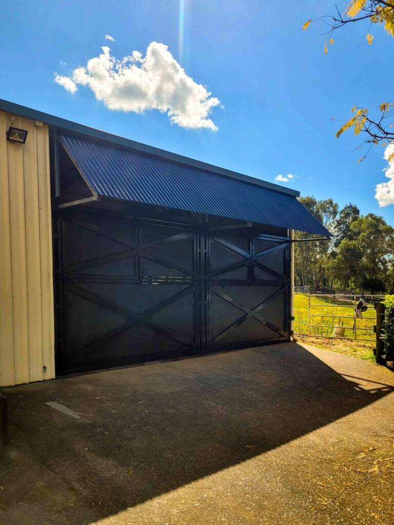 Horse stable conversion from shed in Queensland