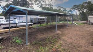 Stable Conversion ready pergola structure in Caboolture before stable retrofit