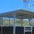 Monoclad steel roof profile on stable