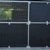 Galvanised mesh and black form ply wall panels